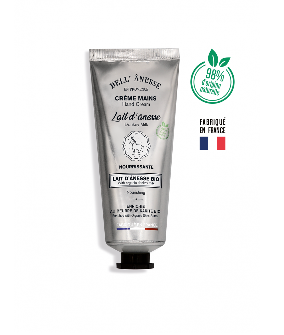 Crème Mains au Lait d’Ânesse Bio 75ml - Bell Ânesse