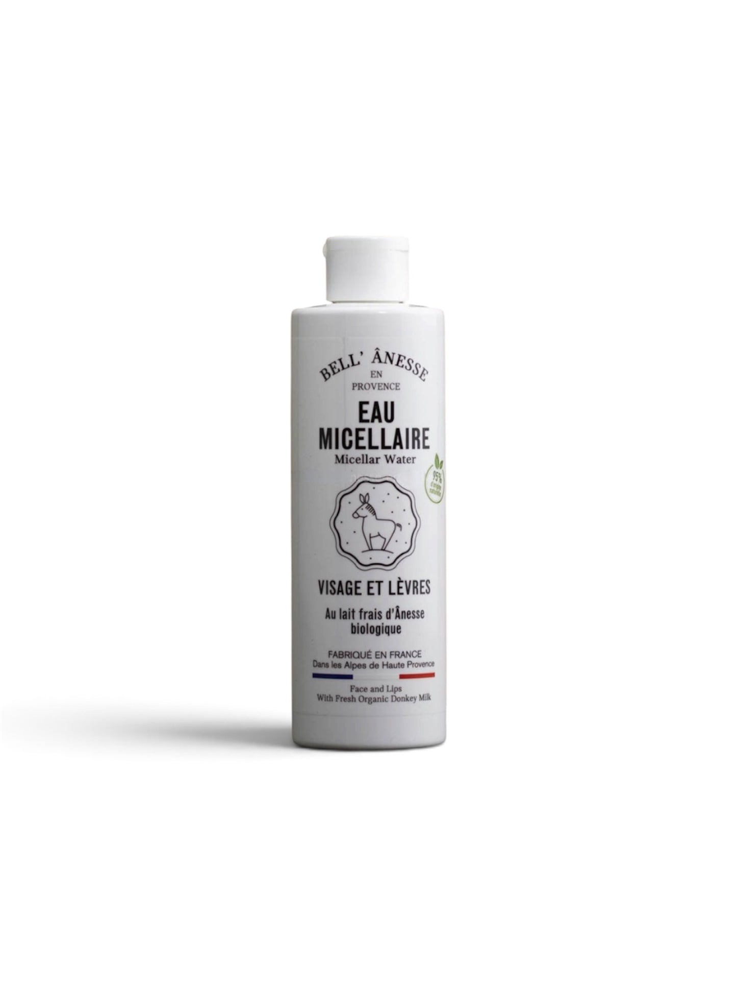 Eau Micellaire au lait d'Ânesse Bio et Fleur de Bleuet