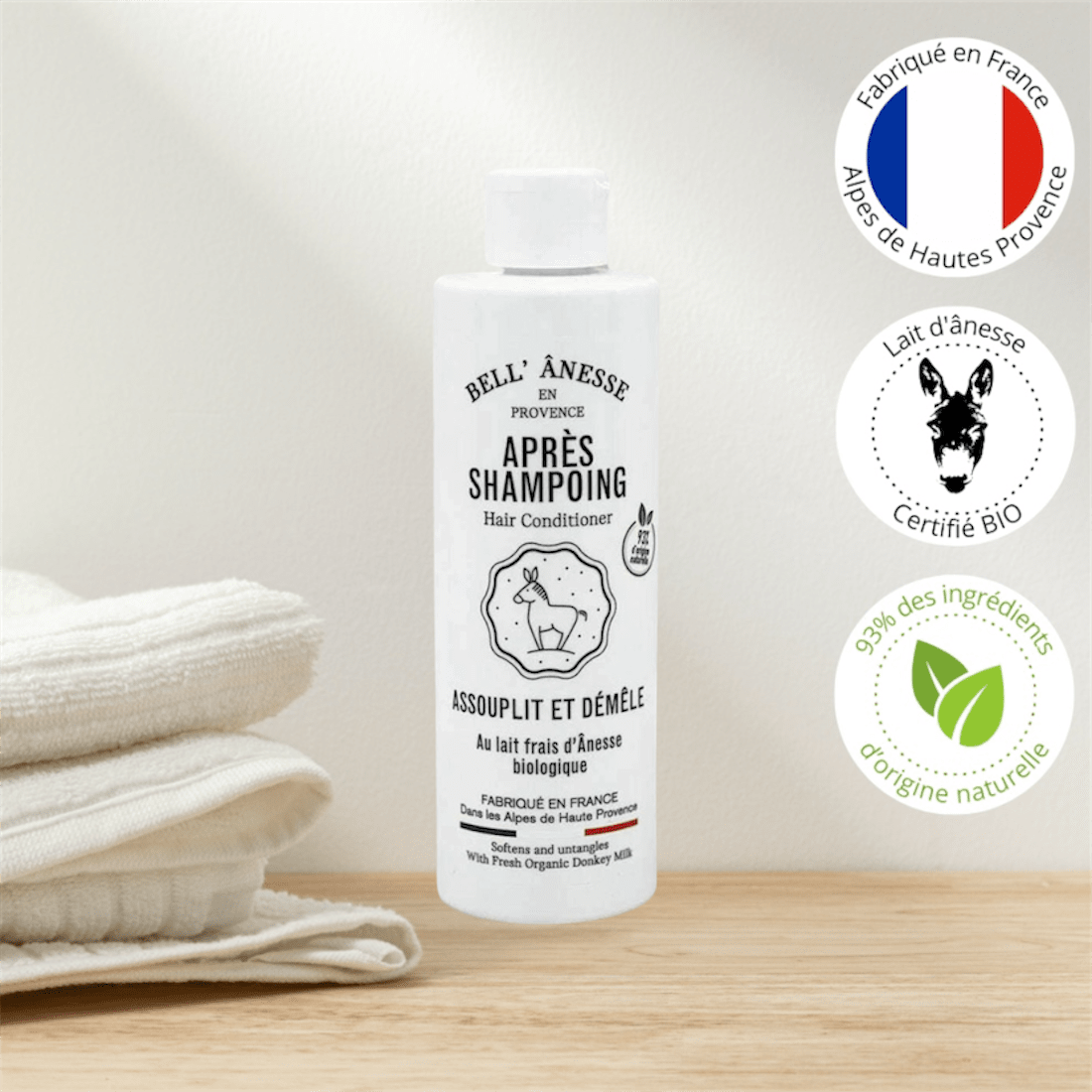 Après Shampoing au Lait d'Ânesse Bio 250ml - Bell Ânesse
