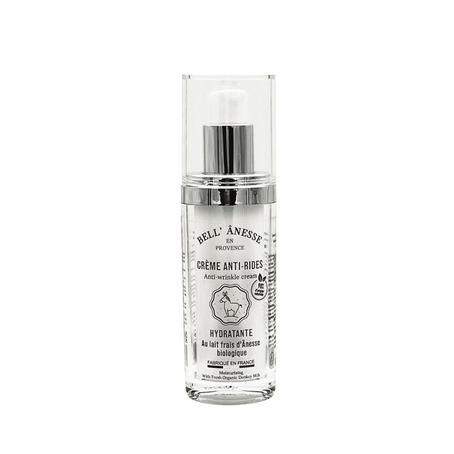 Crème Visage Anti Rides au Lait d’Ânesse Bio 30ml - Bell Ânesse