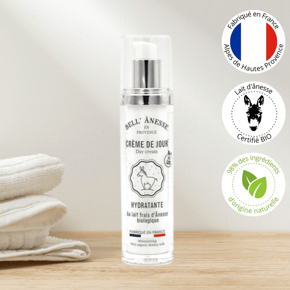 Crème de Jour au Lait d'Ânesse Bio 50ml - Bell Ânesse