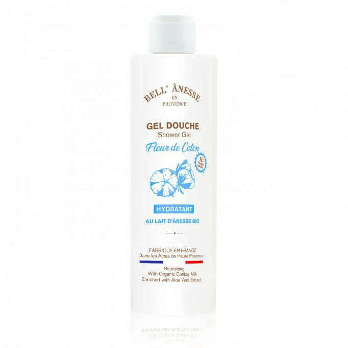 Gel Douche au Lait d'Ânesse et Fleur de Coton Bio 250ml - Bell Ânesse