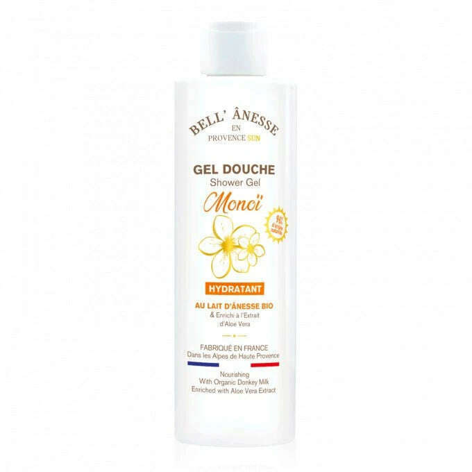 Gel Douche au Lait d'Ânesse et Monoï Bio 250ml - Bell Ânesse