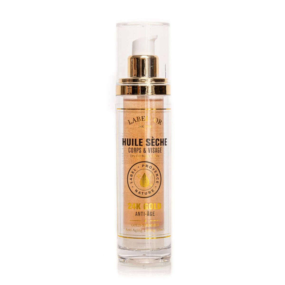 Huile Sèche 24k Gold en Spray aux 4 Huiles 50ml - Label Or