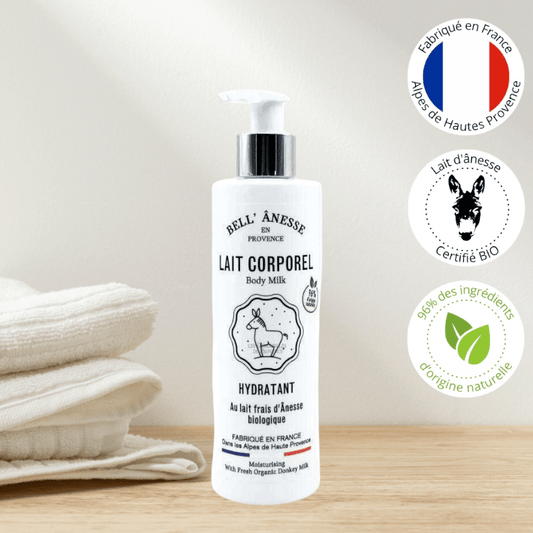 Lait Corps au Lait d'Ânesse Bio 250ml - Bell Ânesse