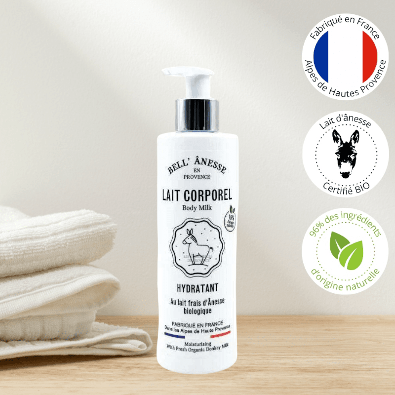 Body Milk with Organic Donkey Milk 250ml - Bell Ânesse