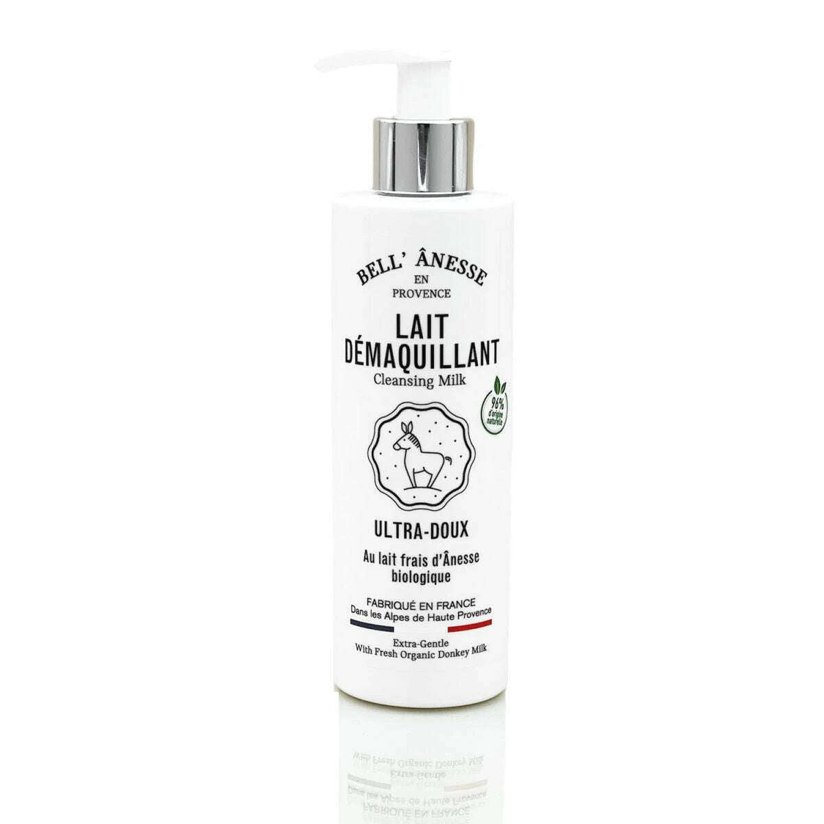 Lait Démaquillant au Lait d'Ânesse Bio 250ml - Bell Ânesse