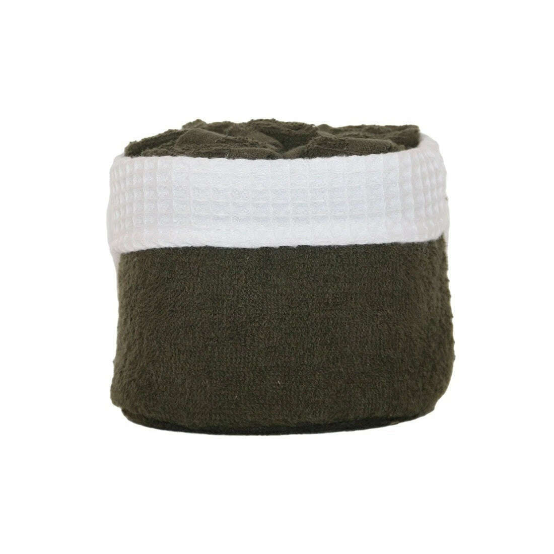 Panier 100% Coton avec 6 serviettes Invités Marron Tarmac - Sud Étoffe