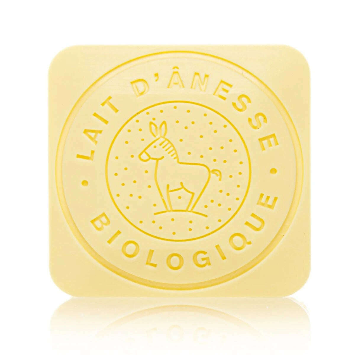 Savon Carré Moulé au Lait d'Ânesse Senteur Citron 110g - Label Provence Nature
