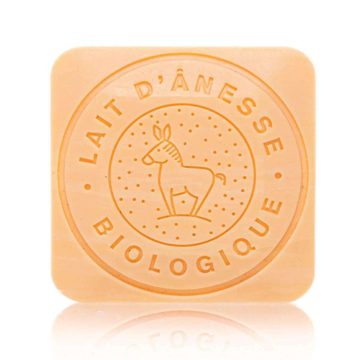 Savon Carré Moulé au Lait d'Ânesse Senteur Melon 110g - Label Provence Nature