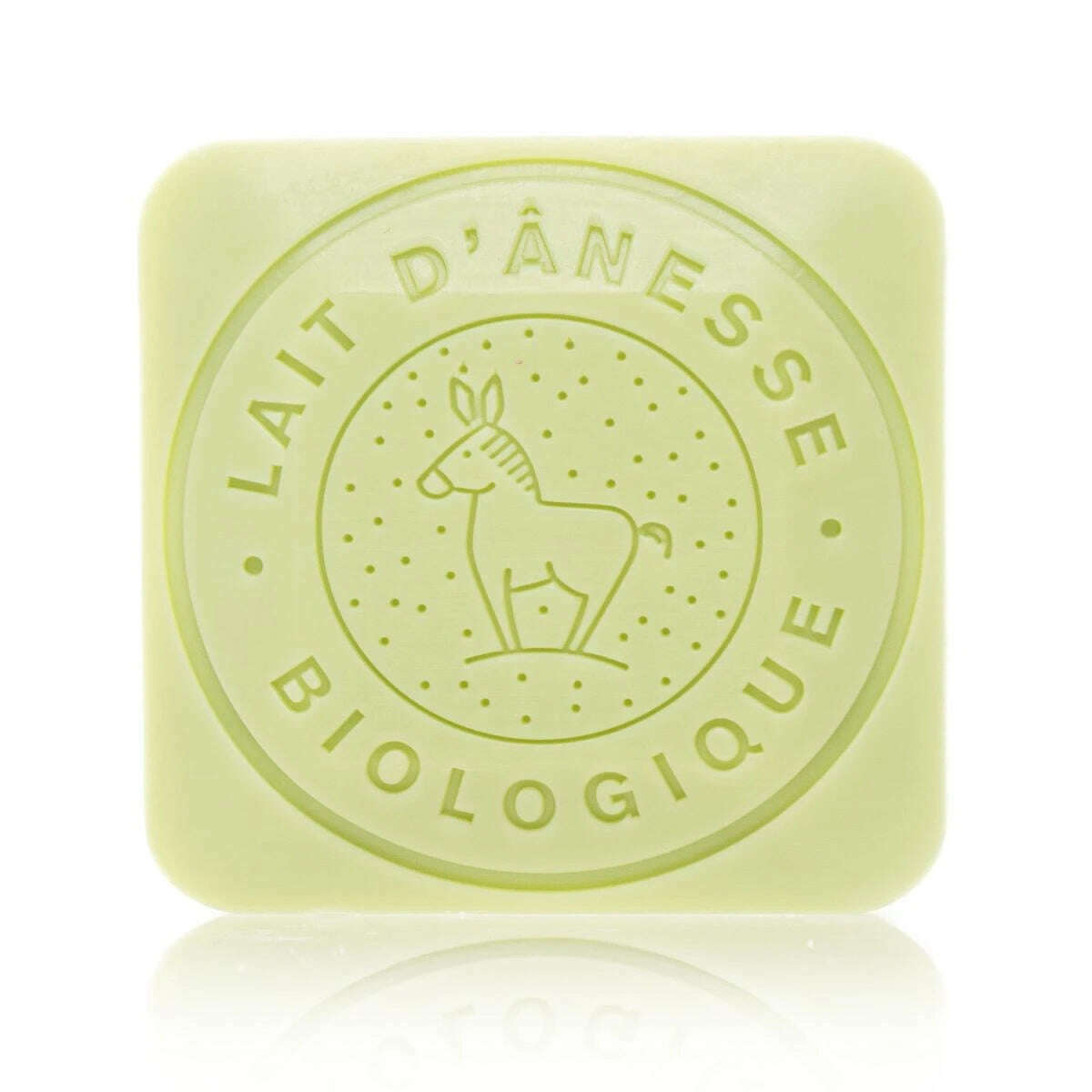 Molded Square Soap with Donkey Milk Verbena Scent 110g - Provence Nature Label