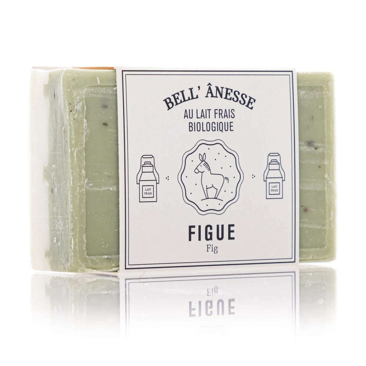 Savon Double Face au Lait d'Ânesse Senteur Figue 125g - Bell Ânesse