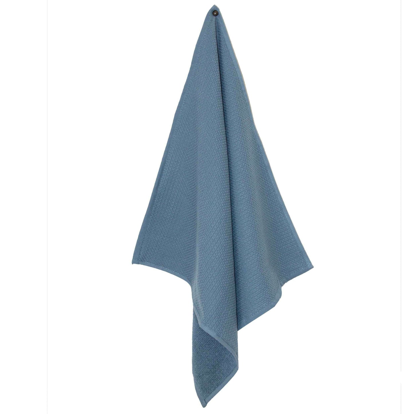 Torchon Éponge Bleu Stone 100% Coton 50x50cm - Sud Étoffe