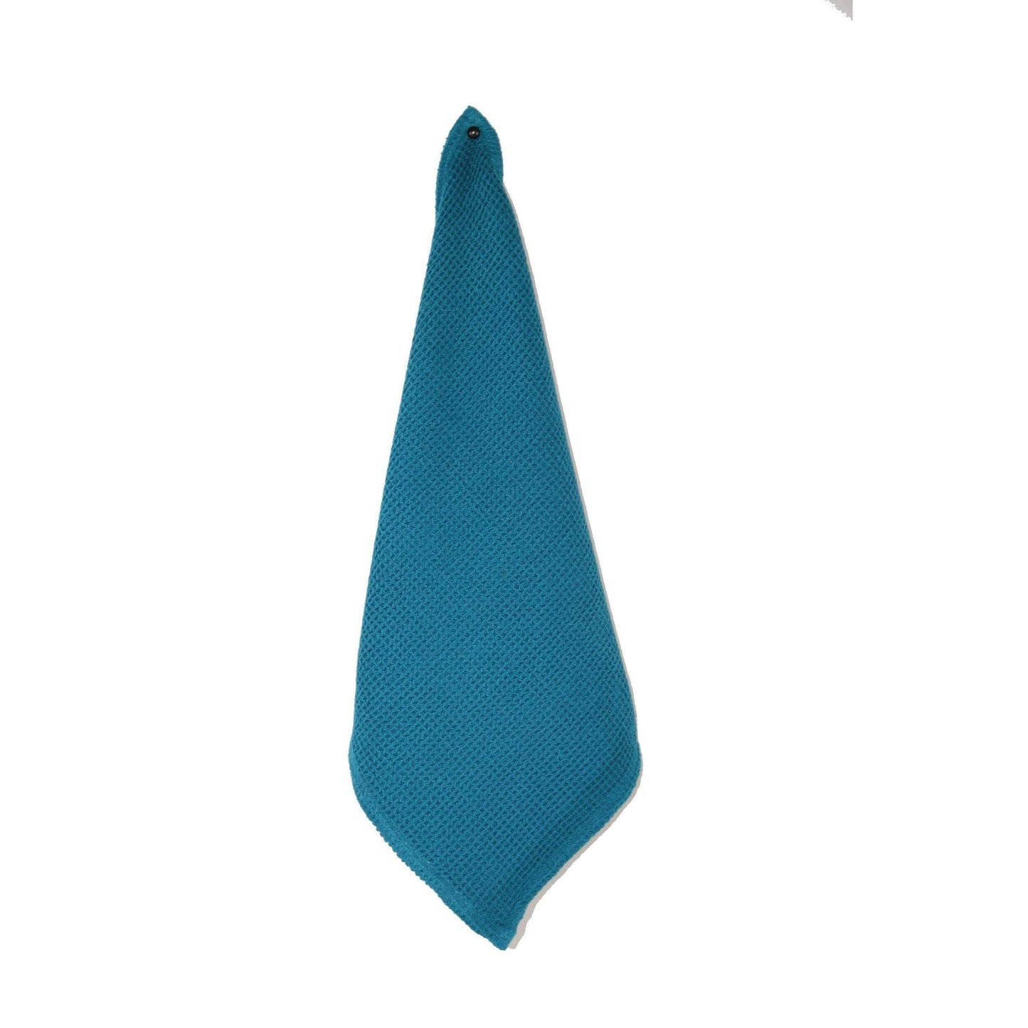 Torchon Nid d'Abeille Bleu Océan 100% Coton 50x50cm - Sud Étoffe