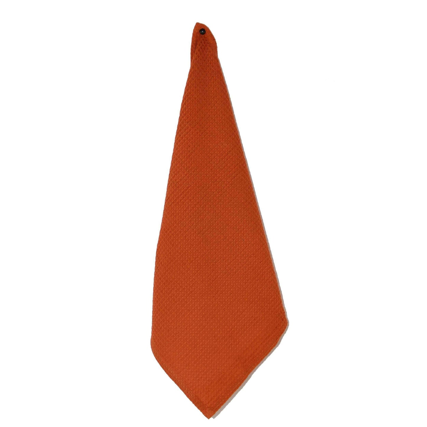 Torchon Nid d'Abeille Orange 100% Coton 50x50cm - Sud Étoffe