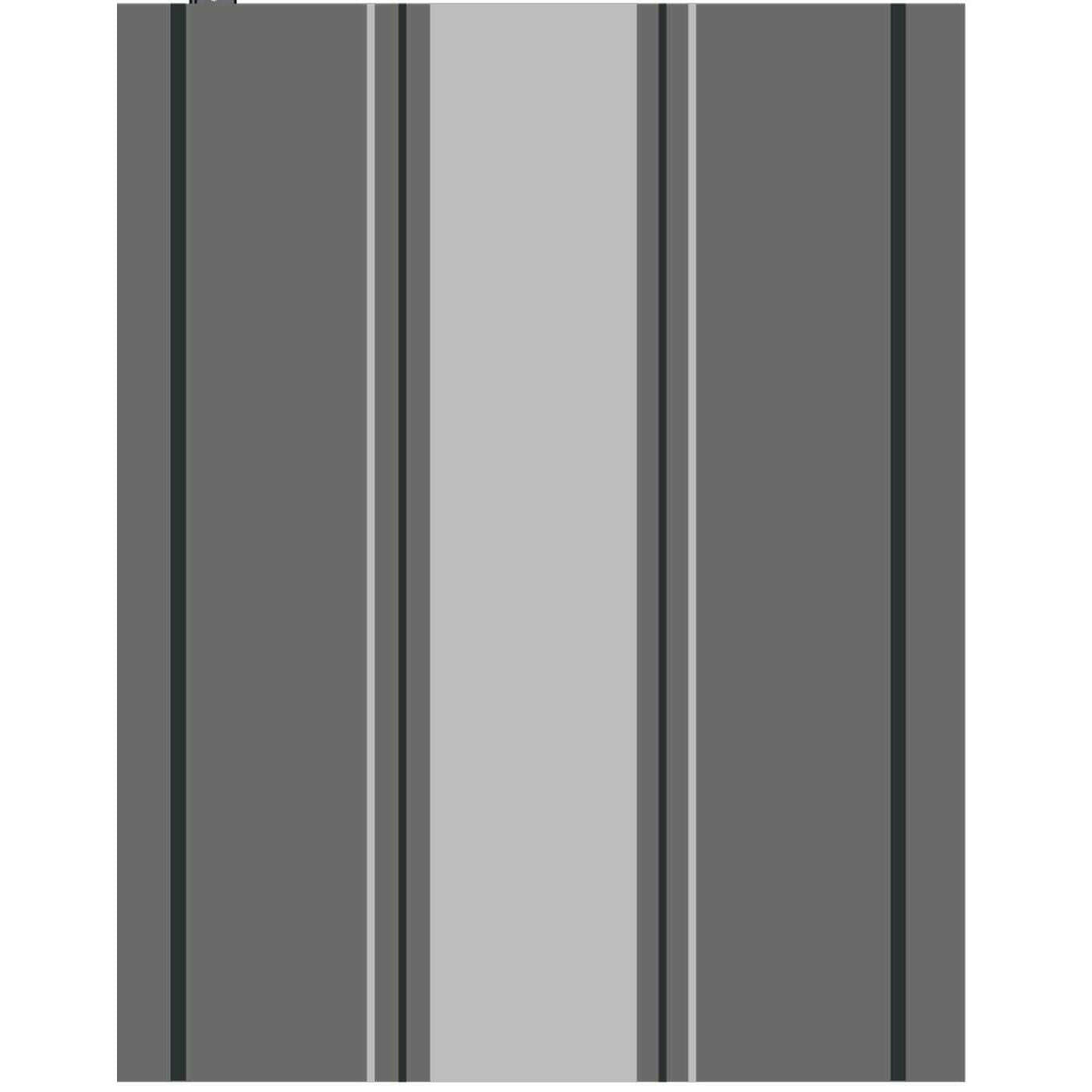 Yarn Dyed Tea Towel Grey Stripe 100% Cotton 50x70cm - Sud Étoffe